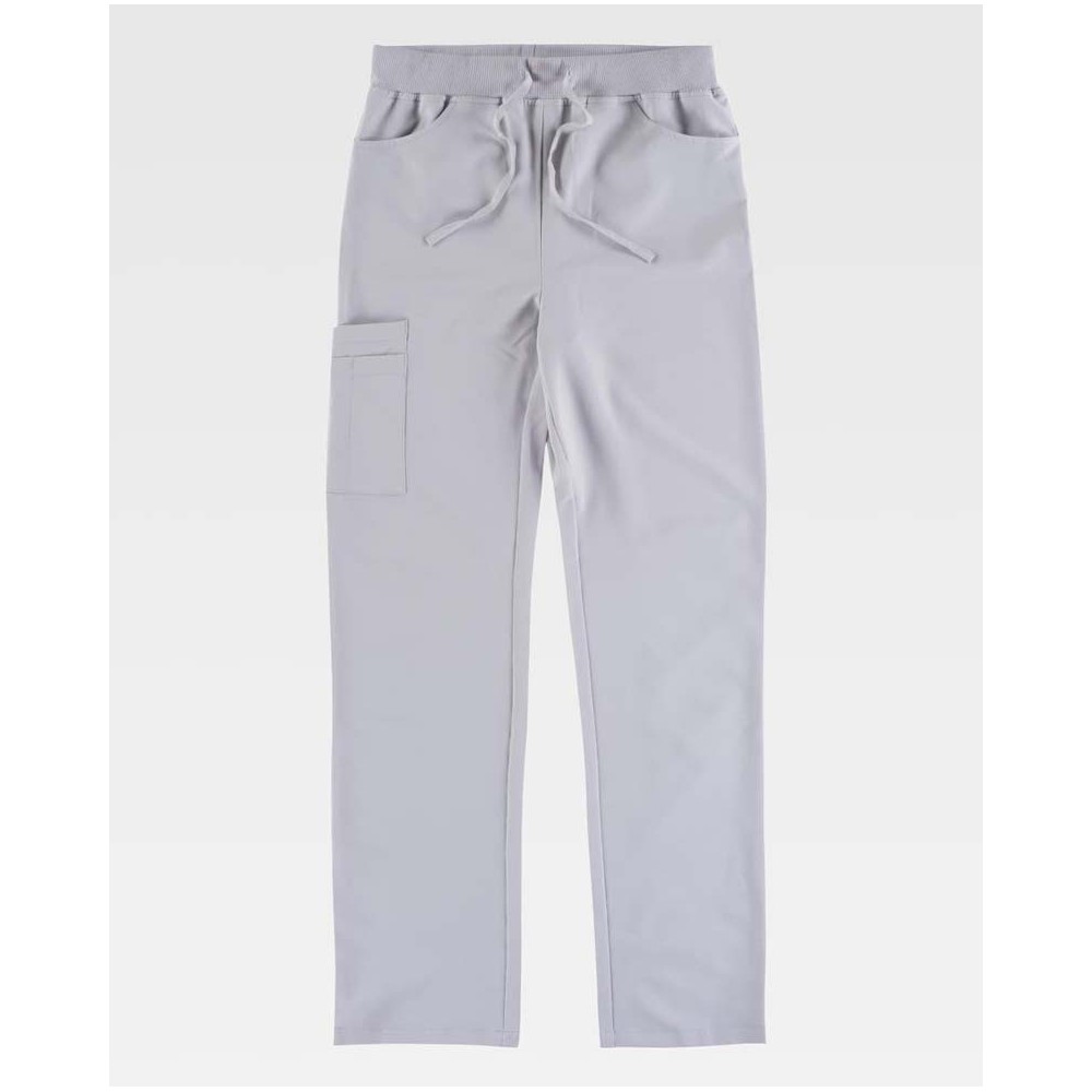 Pantalón sanitario elásticos Workteam B6920 Gris Claro