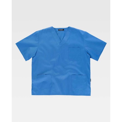Casaca sanitaria Workteam B9200 Celeste