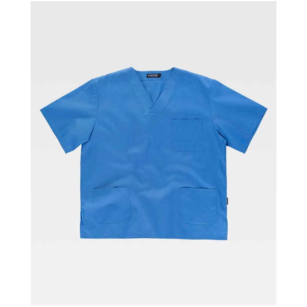 Casaca sanitaria Workteam B9200 Celeste