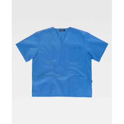 Casaca sanitaria Workteam B9200 Celeste