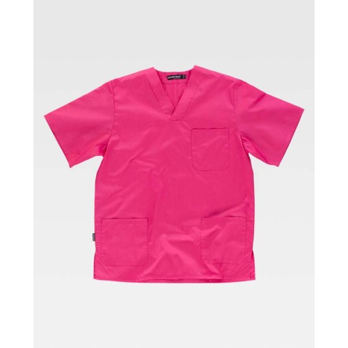 Casaca sanitaria Workteam B9200 Fucsia