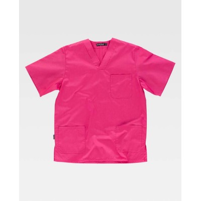 Casaca sanitaria Workteam B9200 Fucsia