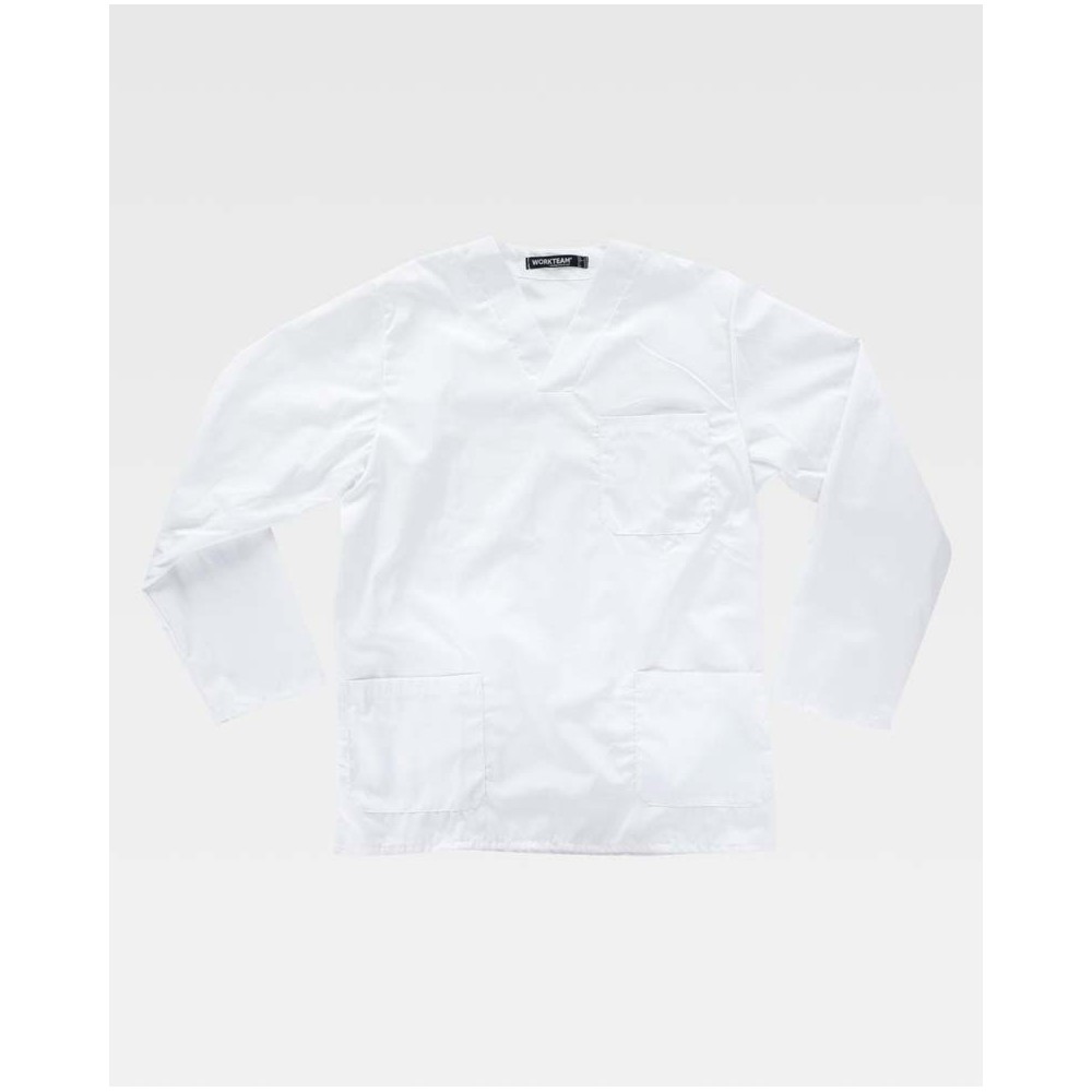 Casaca Workteam B9210 Blanco