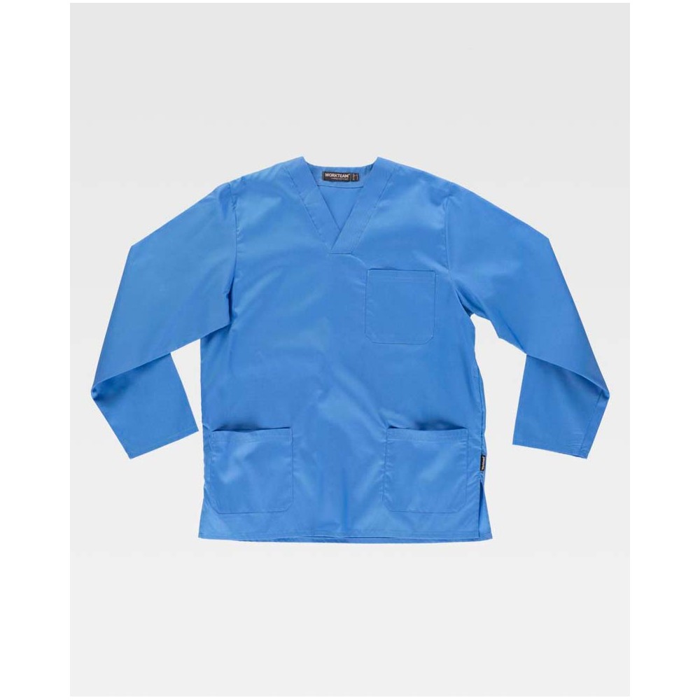 Casaca Workteam B9210 Celeste