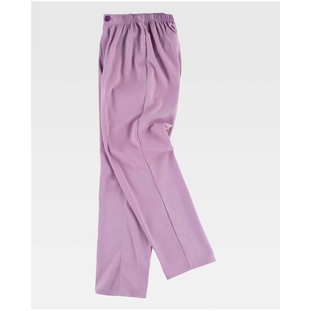 Pantalón sanitario de mujer Workteam B9501 Malva