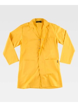 Bata de trabajo Workteam B6700 Amarillo