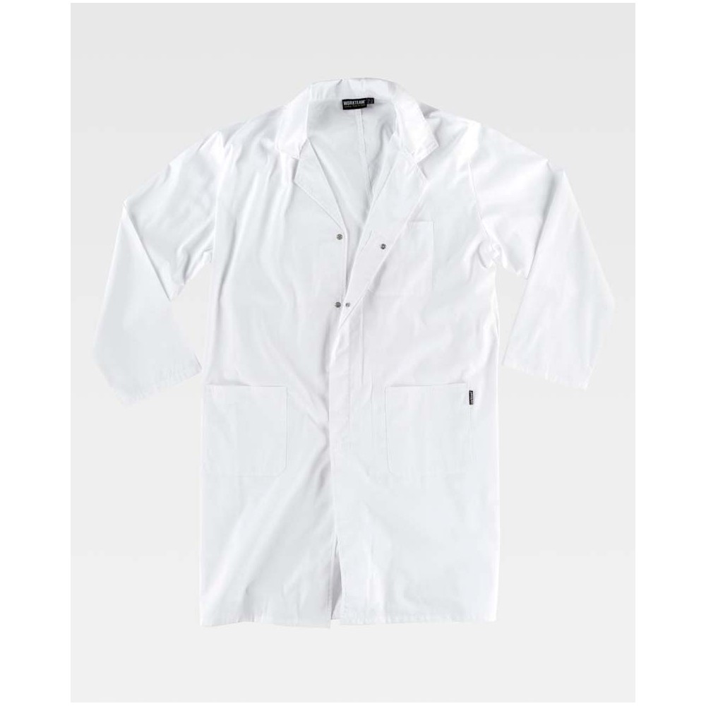 Bata de trabajo Workteam B6700 Blanco