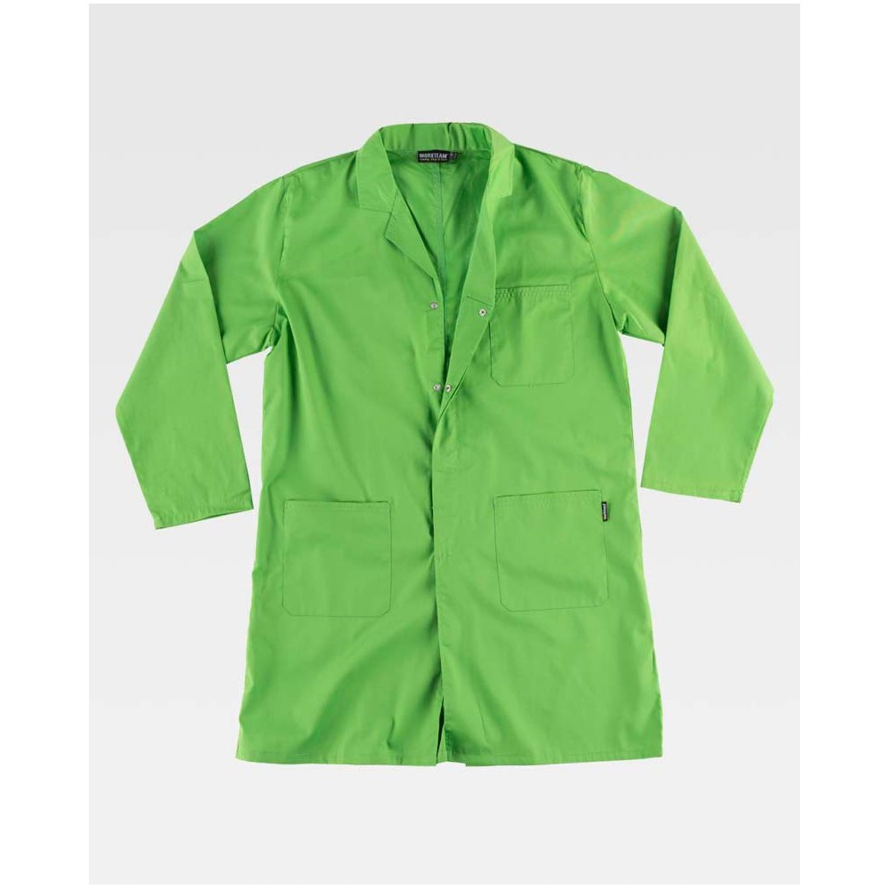 Bata de trabajo Workteam B6700 Pistacho