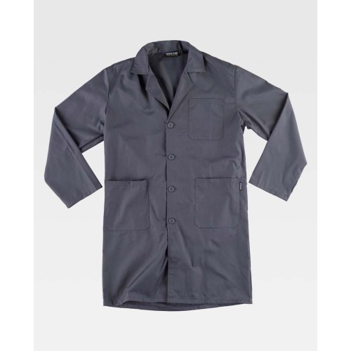 Bata de trabajo Workteam B7100 Gris