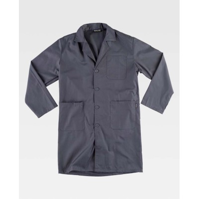 Bata de trabajo Workteam B7100 Gris
