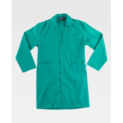 Bata de trabajo Workteam B7100 Verde