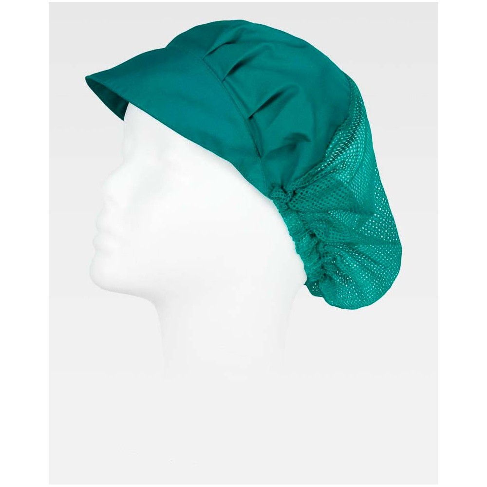 Cofia especial alimentación con visera Workteam M601 Verde