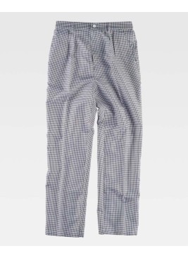 Pantalón Workteam B1426 Blanco/Negro