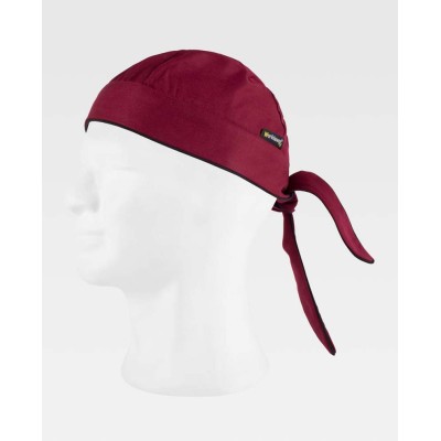 Bandana de cocinero Workteam M605 Granate
