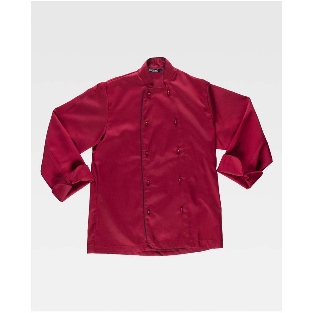 Chaquetilla Workteam B9206 Granate/Negro
