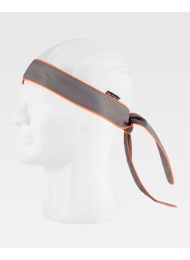 Bandana Workteam M640 Blanco/Gris/Naranja a.v