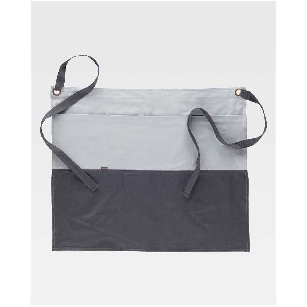 Delantal  Workteam M751 Gris Claro/Gris