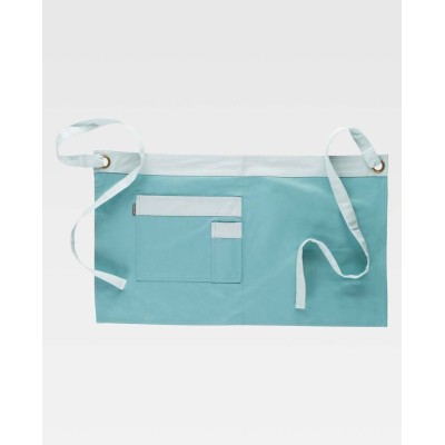 Delantal Workteam M755 Verde Agua/Verde Agua Claro
