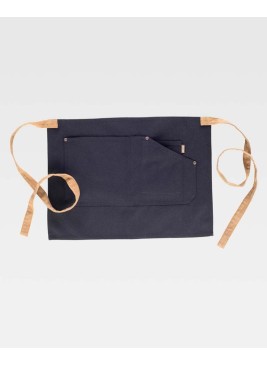 Delantal de camarero Canvas Workteam M723 Negro