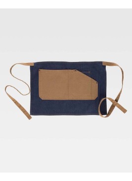 Delantal corto vaquero Workteam M719 Vaquero-Beige