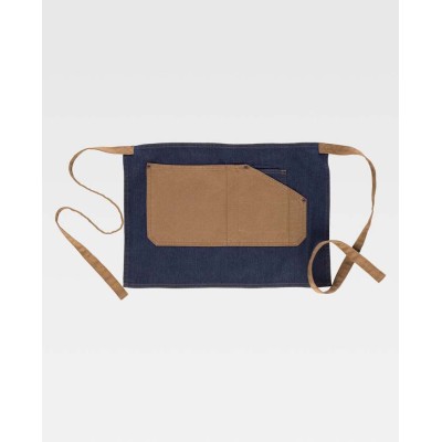 Delantal corto vaquero Workteam M719 Vaquero-Beige
