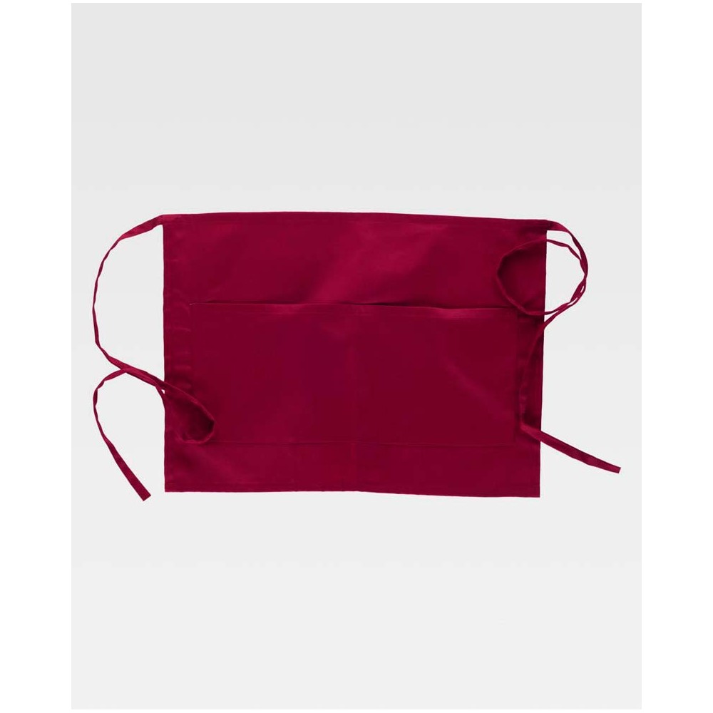 Delantal corto de camarero Workteam M101 Granate
