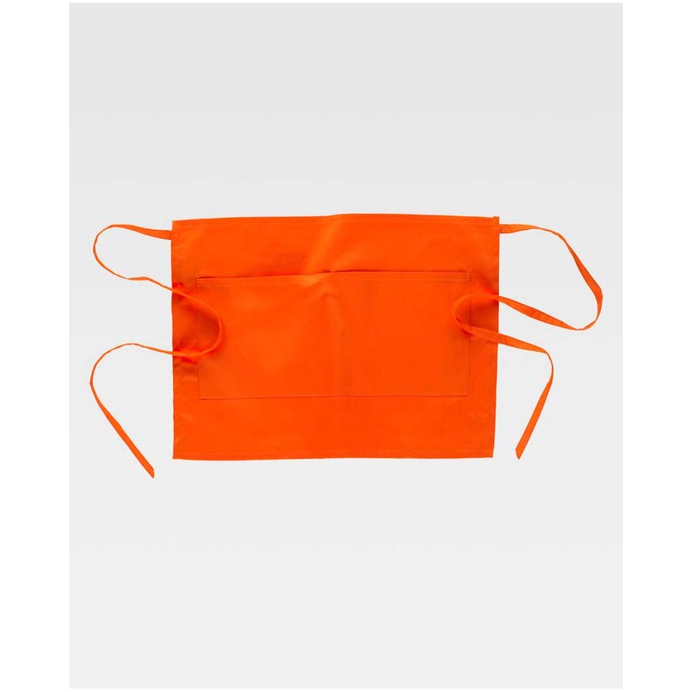 Delantal corto de camarero Workteam M101 Naranja