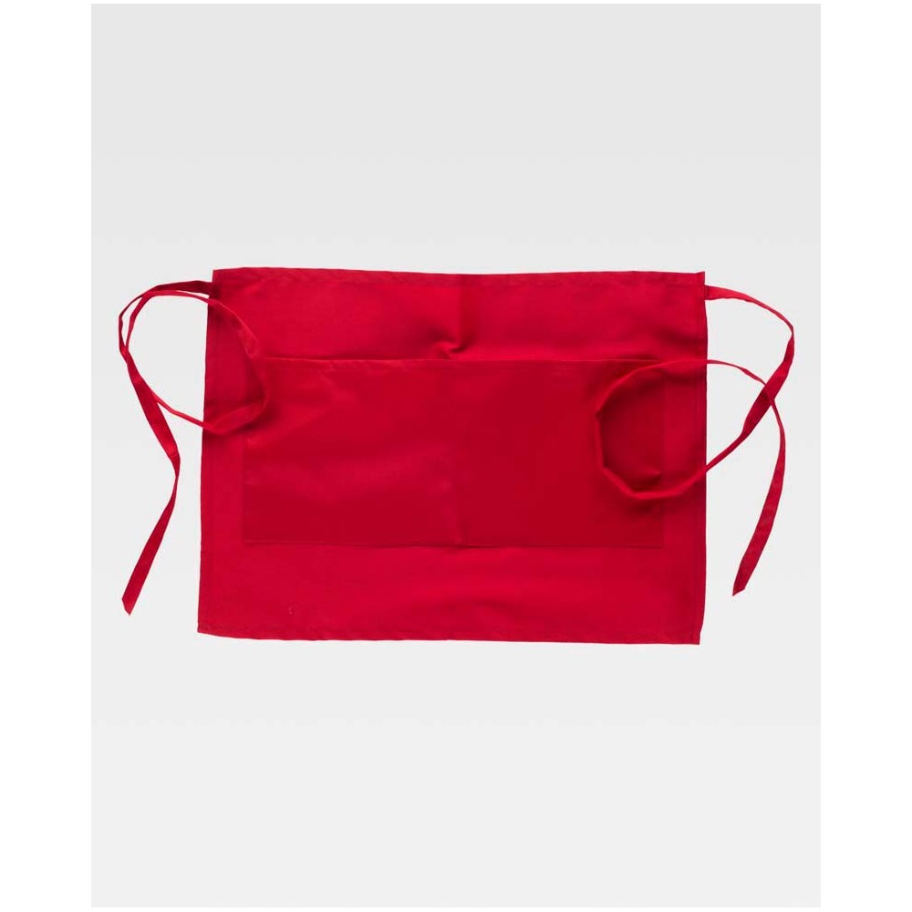 Delantal corto de camarero Workteam M101 Rojo
