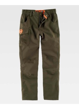 Pantalón infantil Workteam S8110 Verde Caza