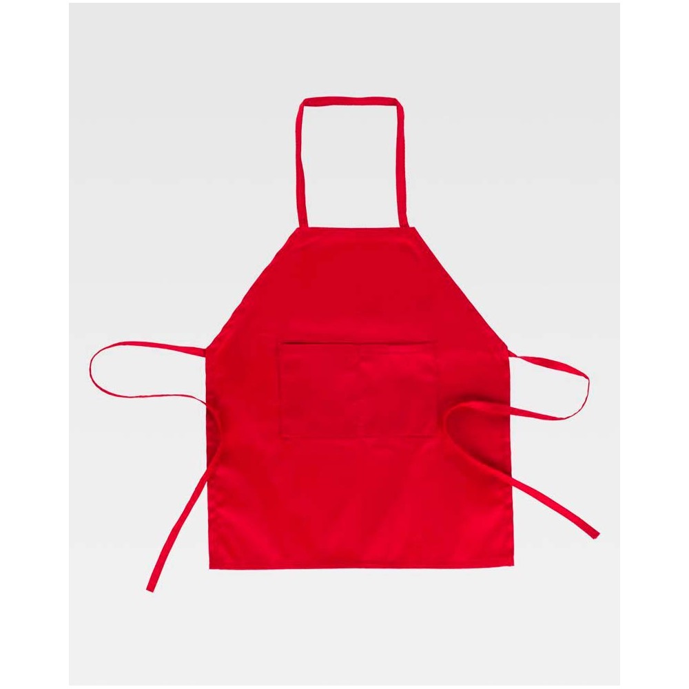 Delantal infantil Workteam M1000 Rojo