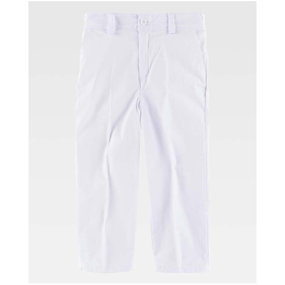 Pantalón de trabajo  infantil Workteam B1406 Blanco