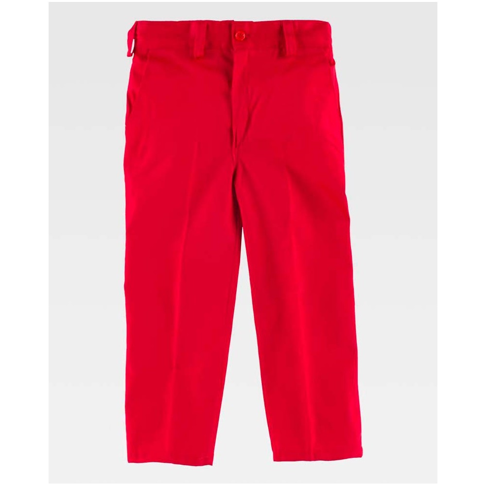 Pantalón de trabajo infantil Workteam B1406 Rojo