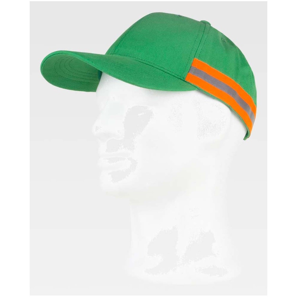 Gorra Workteam WFA909 Verde Pistacho/Naranja