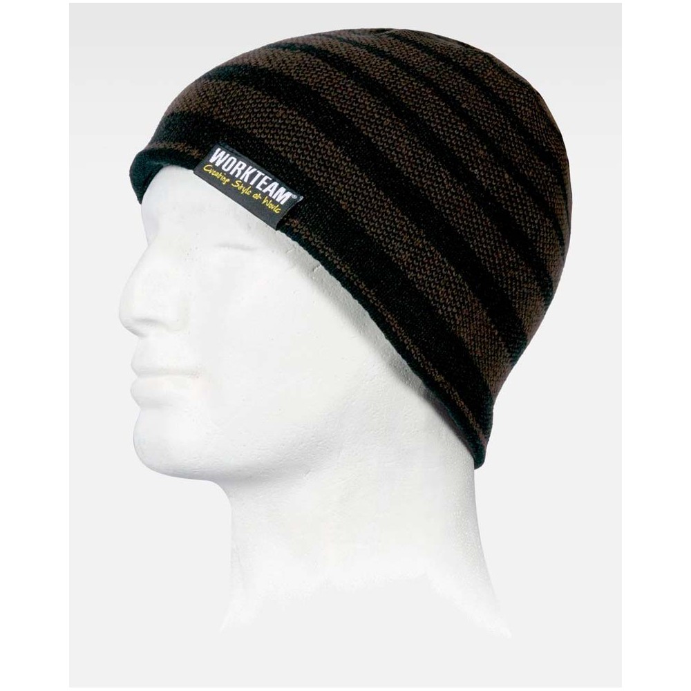 Gorro Workteam WFA920 Marrón/Negro