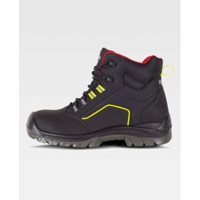 Bota Workteam P2901 Negro/Rojo/Amarillo