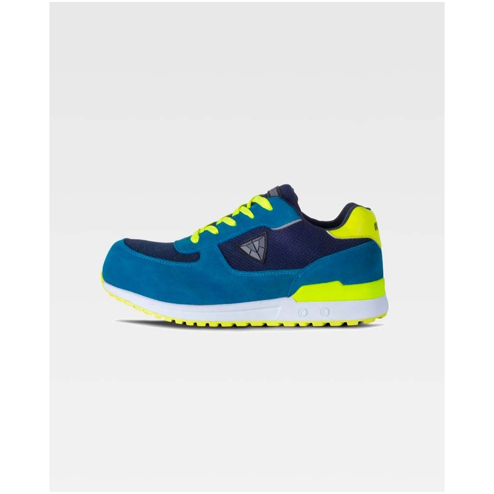 Zapato protección Workteam P3010 Azulina/Amarillo