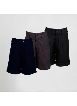 Bermuda escolar Garys 7302, Gris claro, Marino, Gris oscuro