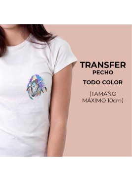 Transfer pecho color