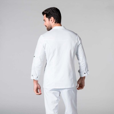 Chaqueta cocinero Garys Soler 9405 Blanco