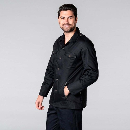 Chaqueta de cocinero Garys Cano 940400 Negro