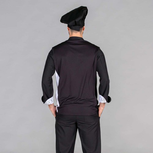 Chaqueta cocina Garys Torres 9423 Negro