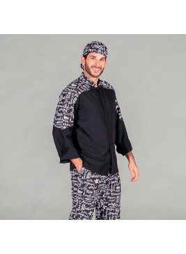 Chaqueta Cocina Garys Kitchen 9496 Negro