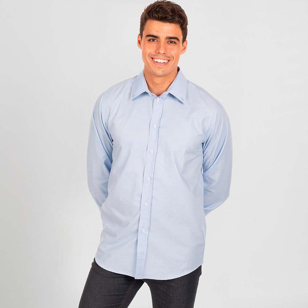 Camisa de hostelería Garys 295200 Celeste