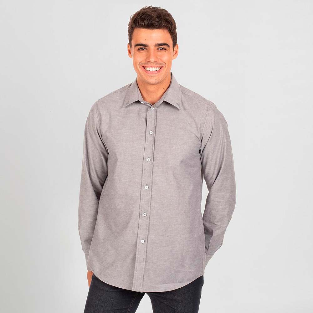Camisa de hostelería Garys 2952 Gris Perla
