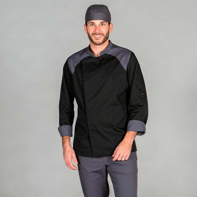 Chaqueta cocina Garys Velasco 9495 Gris