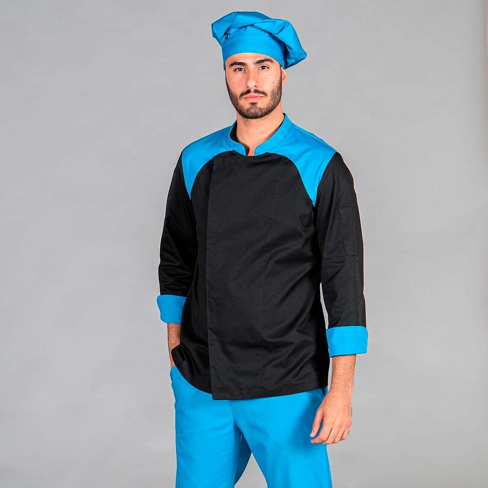 Chaqueta cocina Garys Velasco 9495  Turquesa