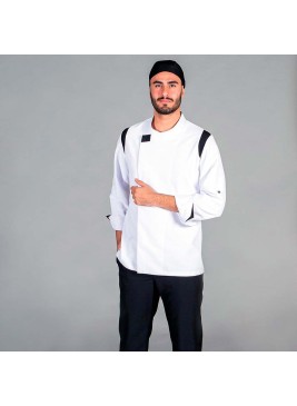 Chaqueta cocina Garys Abades 9498 Blanco