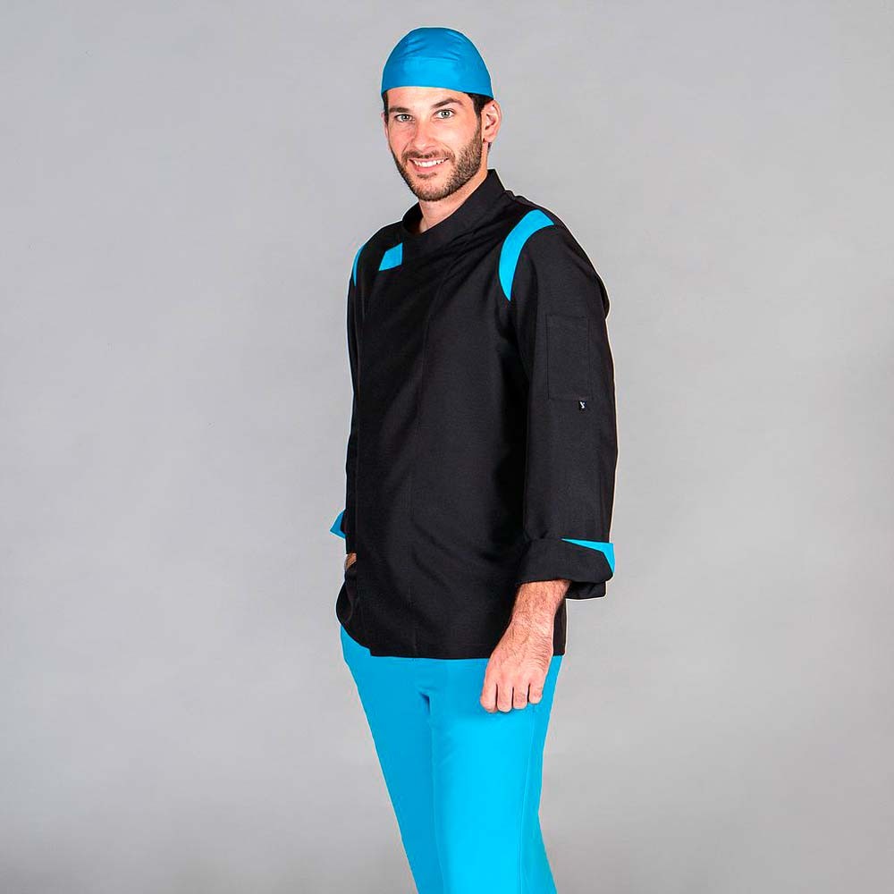 Chaqueta cocina Garys Abades 9498 Negro