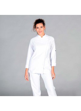 Chaqueta cocinera Garys Iza 9428 Blanco