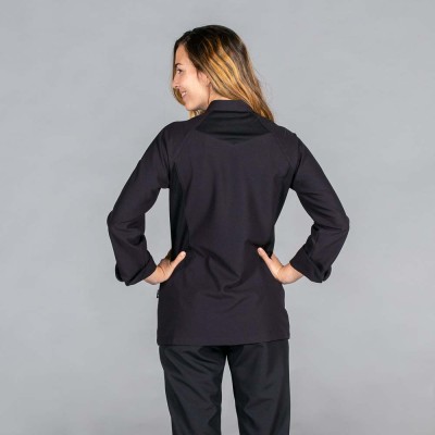 Chaqueta cocinera Garys Iza 9428 Negro